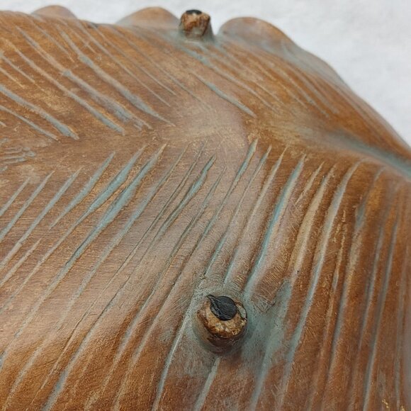 PartyLite Sculpted Leaf Pillar Garden Tray - Retired - Picture 6 of 9